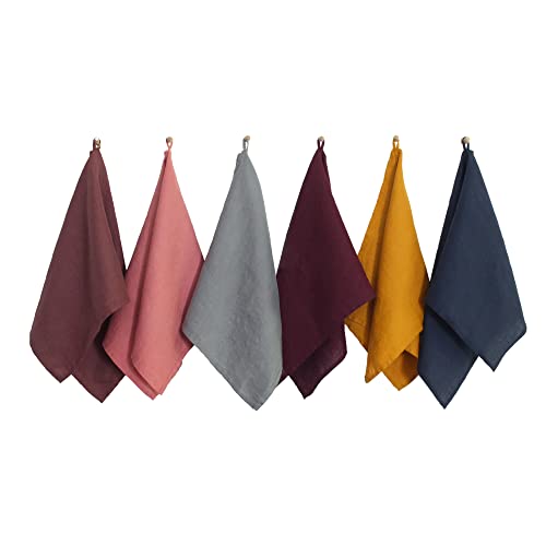 Linen Kitchen Towels 14 x 28 Inch – 100% Linen Decorative Tea/Kit...