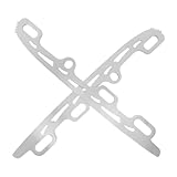 POPETPOP Cuchillas de Patines Artísticos de Acero Inoxidable 326 Mm, Kit de Repuesto para Patinaje sobre Hielo y Hockey, Cuchillas Intercambiables para Patines Profesionales y