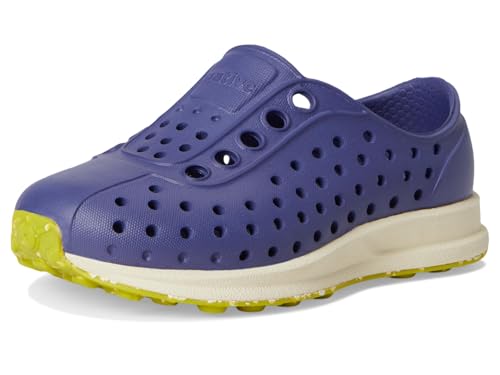 Native Shoes Unisex-Child Robbie Slip-On Sneaker, Ink Blue/Bone White/Seaweed Speckle Rubber, 7 Toddler