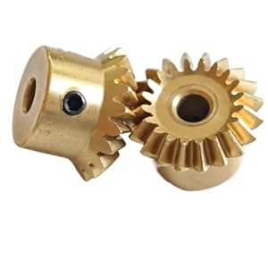 Mfupr 2 szt. Mosiężne Przekładnie Stożkowe 90 Stopni