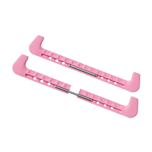 Vaveren 2Pcs Skating Blade Cover Ice Skate Guards Protective Adjustable Ice Skate Blade Covers for Sports Figure Skating Teens Adults, Pink