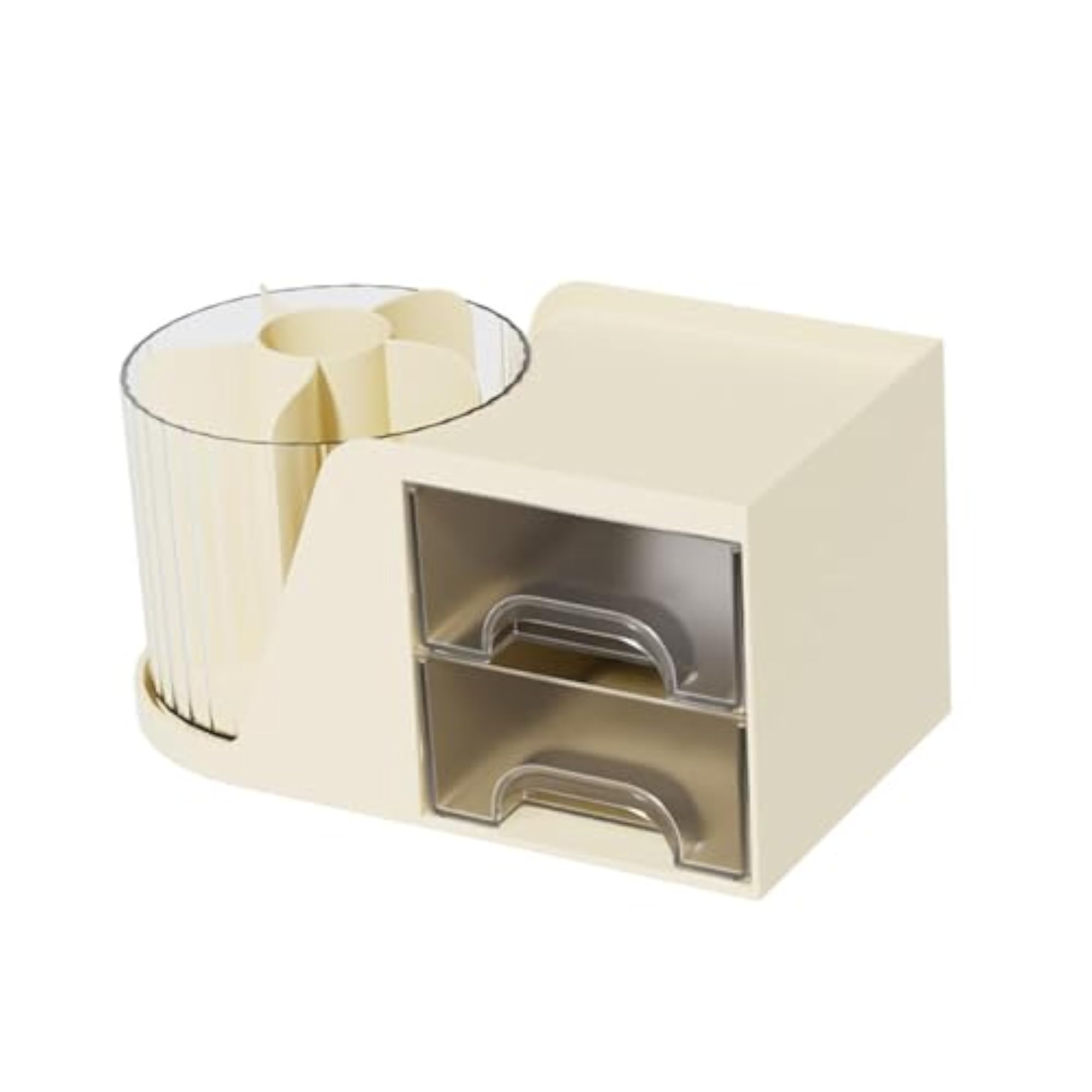 360° Rotating Makeup Brush Holder for Vanity