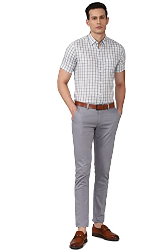 Image of Van Heusen Men's Mid Rise Tapered Fit Business Casual Trouser
