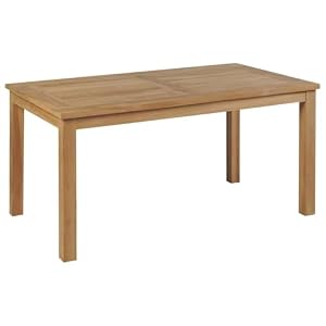QZZCED QZZCED Couchtisch aus massivem Teakholz für Garten und Terrasse, wetterfest, weiche Oberfläche und warme Farbe, einfache Montage, rustikales und langlebiges Design QZZCED QZZCED Couchtisch aus massivem Teakholz für Garten und Terrasse, wetterfest, weiche Oberfläche und warme Farbe, einfache Montage, rustikales und langlebiges Design