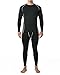 LAPASA Uomo Set Termico Leggero a Compressione in Pile Foderato Strato Base Maglia e Pantaloni Lunghi Invernale M53