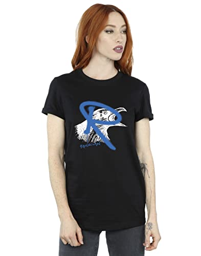 Image of Harry Potter Women's Ravenclaw Pop Spray Boyfriend Fit T-Shirt Black XX-Large