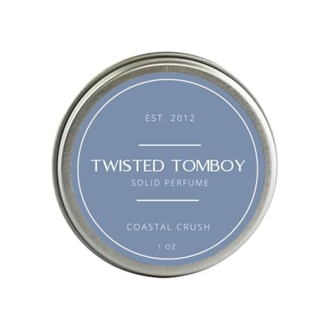 Twisted Tomboy Solid Perfume - Seductive Blend of Sweet Almond Dark Coffee Creamy Tonka Bean Rich Cacao Jasmine Orange Blossom Notes (Coastal Crush) Cover