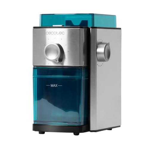 Cecotec SteelMill 2000 Adjust Max Elektrische Kaffeemühle, 150 W, flache Mahlwerke, 17 Stufen...