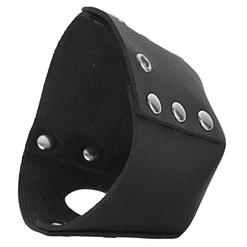 balacoo Durable Roller Skate Toe Guard Cover Removable Protective Leather Toe Protector for Roller Skates Anti-Scratch Design Fit Easy to Clean