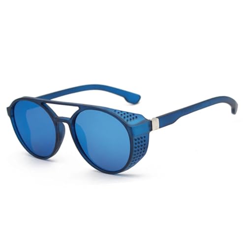 Lunettes de soleil homme rondes steampunk pour éviter l'éblouissement avec style