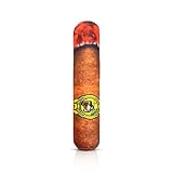 Vaulted Skulls & Co Dog Cigar Toy Small | Cigar Chew Toy Dogs | Dog Cigar Toy w/Squeaker | Pet Cigar Chew Toy | Small/Medium Breed | 7