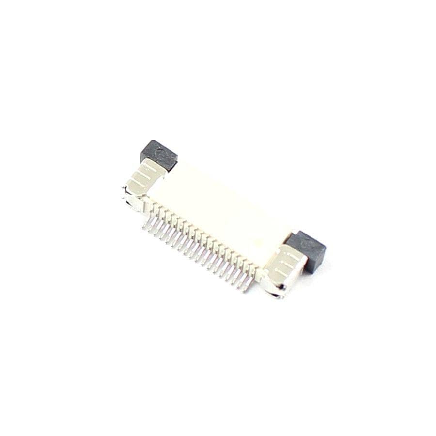 Generic 10 Pcs FPC FFC 0.5mm Pitch 18 Pin Drawer Type Ribbon Flat Connector Top Contact