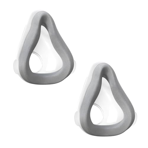 2-Pack Replacement Cushion Compatible with AirTouch F20 Full Face Mask Ultra-Soft Memory Foam Interface for CPAP/BiPAP Reduces Red Marks & Air Leaks Size Large (L)