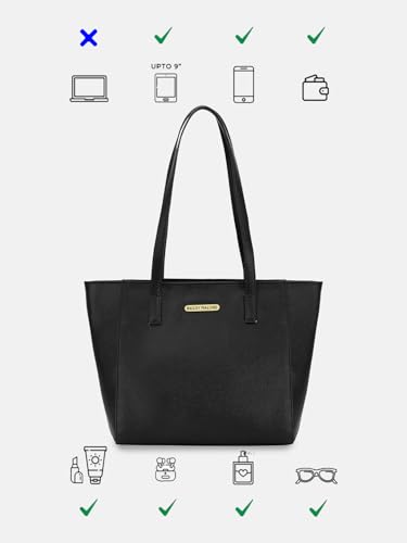 Image of Bagsy Malone Stylish Tote Bag (Black)