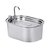 Stainless Steel Cats Pet Water 108 Cats Feeder for