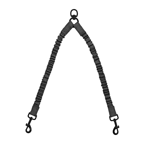 DECHOUS Double End Reflective Pet Leash Elastic Portable Dog Leash for Night Walking Material Ergonomic Design for Comfort and Control