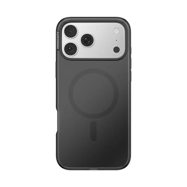 PopSockets iPhone 18 Pro Max Phone Case with MagSafe- Black