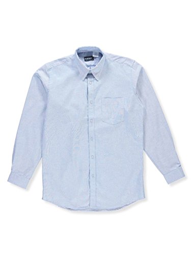 Image of A+ Boys and Mens Long Sleeve School Uniform Oxford Shirt