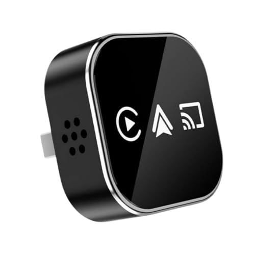 3 in 1 Wireless CarPlay Adapter | Wired to Wireless CarPlay & Android Auto Dongle | MirrorLink USB Plug & Play – MirrorLink Screen Mirroring for Android Only