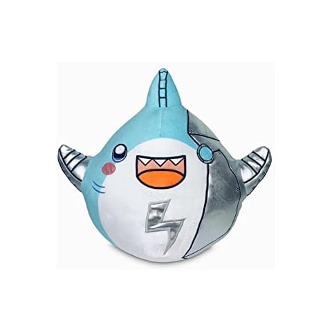 LANKYBOX Cyborg Plush Toy ,LED Light-emitting Cyborg Soft Stuffed Plush Toy ,Detachable Cute Robot Doll ,Best Gift for Kids and Fans Cover