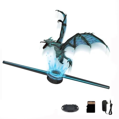 Ventilador holográfico 3D con audio para destacar stands en ferias comerciales y eventos