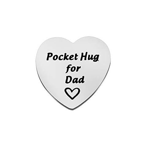 KUIYAI Dad Gift Pocket Hug For Dad Gift Dad Birthday Gift Father’s Day Gift Dad Gifts from Daughter Pocket Hug Token Gift Isolation Gift (pocket hug dad EU) Cover