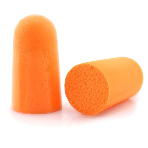 Dpm tapes - 3M 1100 Earplugs - Tapones para los oídos para cada uso diario de espuma - Para dormir, trabajar, ronquidos, perforar, estudiar, moler, alisar, soldar, naranja (50 pares)