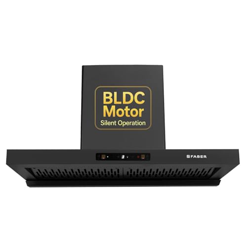 Image of Faber Coral 90cm 1500m /hr BLDC Autoclean T-Shape Chimney | Built In Oil Collector | Touch & Gesture Control | 12Yr Motor,2Yr Comprehensive Warranty by Faber | Hood Coral BLDC FL HC SC BK IN 90