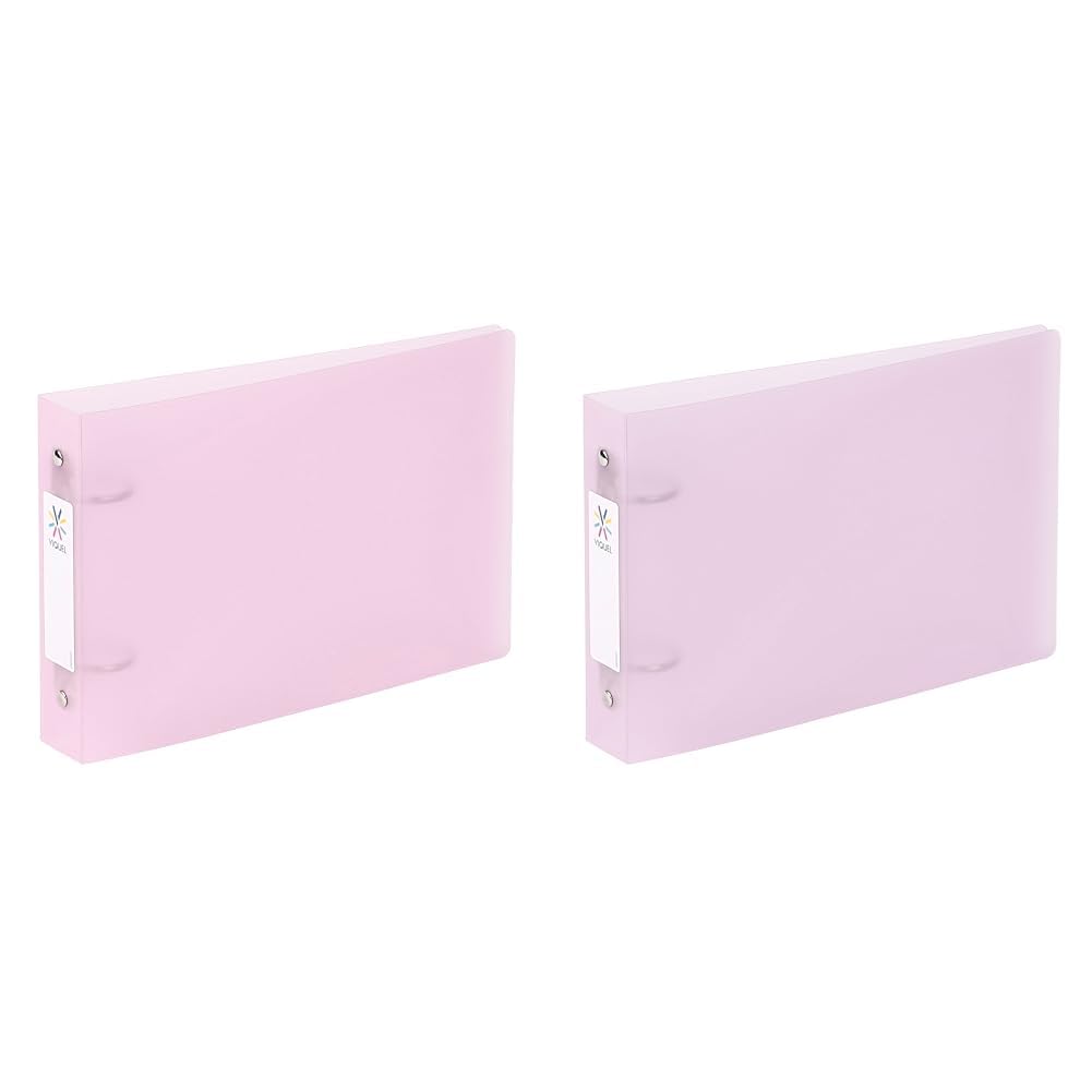 Raccoglitore A5 Per Cartoncini Bristol - 2 Anelli, Etichetta, Colore Rosa - Foto 12