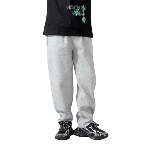 Pantalon de loisirs garçon respirant avec coutures durables unies