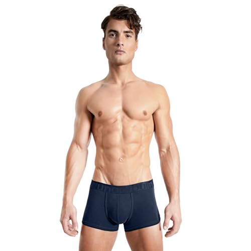 Rounderbum Men's Padded Underwear Trunks with Removable Butt Enhancing Pads - 3 Colors - More Volume Instantly, Short Inseam