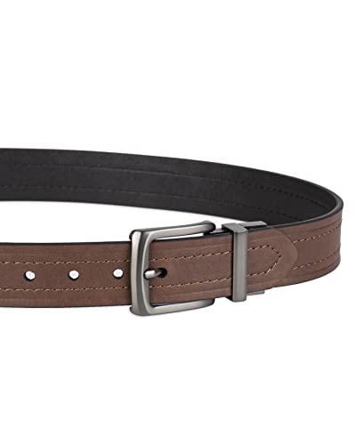 Levi's Men's Reversible Casual Jeans Belt, Brown/Black, 36 (Waist 34) - Thumbnail 4