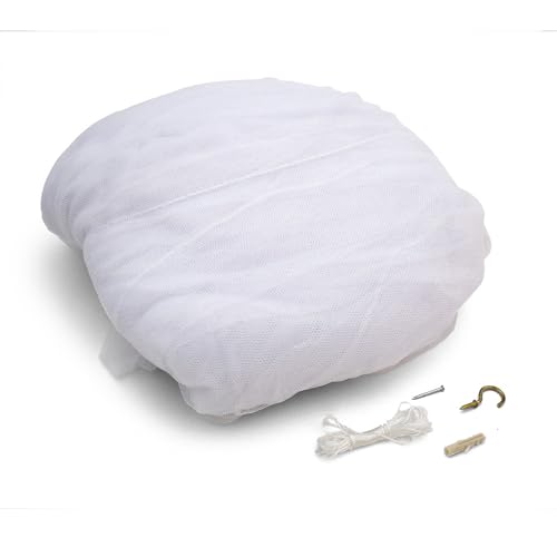 Coghlan's Traveler's Circular Mosquito Net – Lightweight Insect Protection for Camping, Travel, and Outdoor Use – Includes Carry Bag, Twine, Hooks, Anchors, Nails – 78' x 32' x 58'
