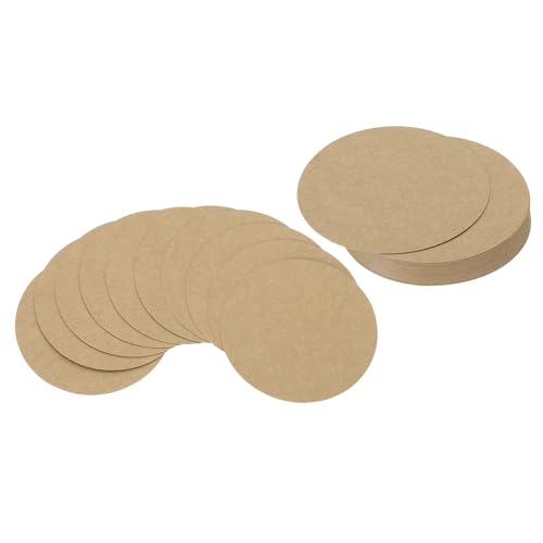Cercle carton PATIKIL 6 pouces | Lot de 36 disques en papier kraft épais 250g pour projets DIY