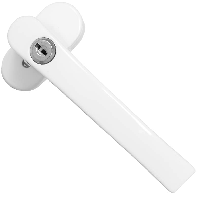 Retoo Fenstergriff mit Kindersicherung und Schloss