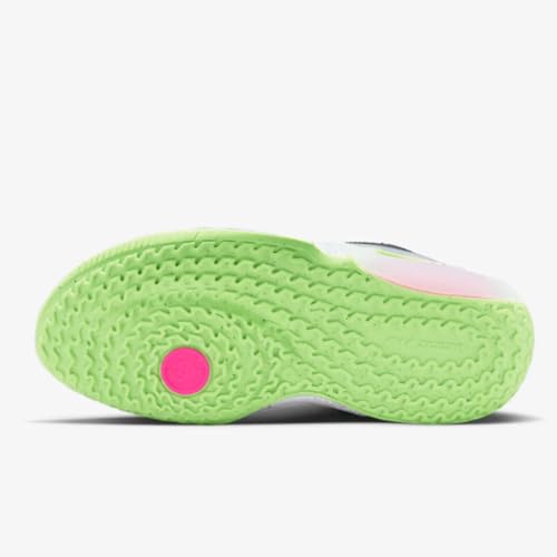 Nike Air Zoom Crossover 2 Big Kids' Basketball Shoes (FB2689-400, Dark Obsidian/Lime Blast/Fierce Pink/White) Size 64