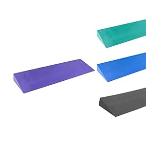 Yoga-Mad EVA Yoga Wedge | Lightweight EVA Foam | Non Slip Yoga Wedge for Wrists and Hands | Slanting Wedge for Professionals and Beginners in Yoga and Pilates