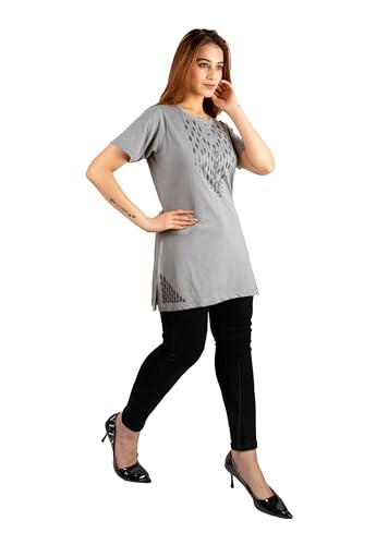 Image of Long Tshirts for Women Combo of 2 | Women Long t Shirt| Long Shirt for Women |Long T-Shirts for Women