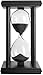 hourglas Sand Timer 30/60 Minutes Desktop Decorations Reloj de Arena ampulheta Sandglass (Black Sand,5.5 * 3.2 * 3.2inch,30min)