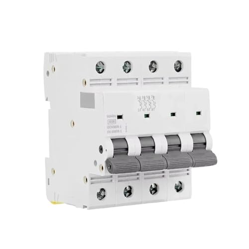 Disyuntor 4P C80A automático para proteger líneas trifásicas contra cortocircuitos en redes CA