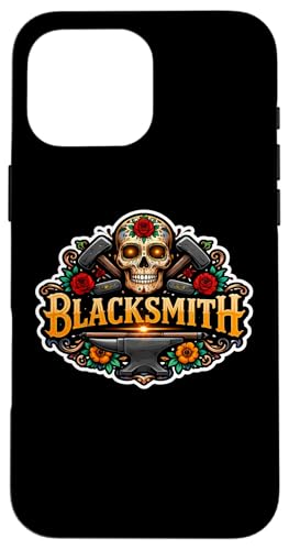 Blacksmith Day Of The Dead Dia De Los Muertos ���L�V�J���t�B�G�X�^ �X�}�z�P�[�X iPhone 16 Pro Max �p