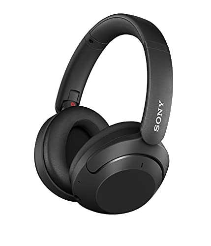 Sony WH-XB910N EXTRA BASS ノイズキャンセリング付きワイヤレスオーバーイヤーヘッドフォン、最大 30 時間の自律性、Alexa および Google アシスタント用に最適化、通話用内蔵マイク付き、ブラック