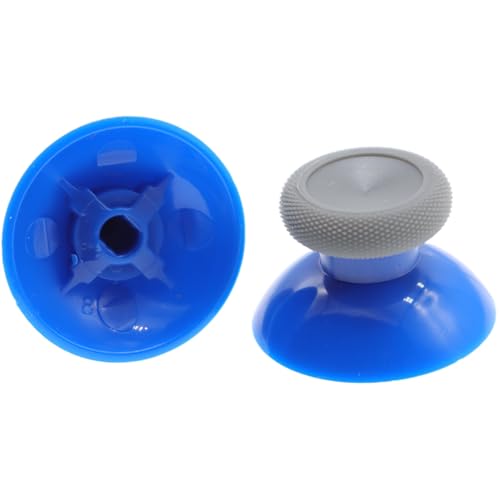 Image of Deal4GO 2 Pack OEM Rubber Concave Analog Thumbsticks Replacement for Xbox one Controller Joysticks Grips (Blue & Grey)