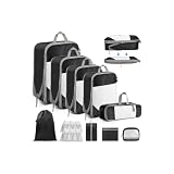 15 Piezas Organizador de Viaje para Maleta，Bolsas de Viaje Organizador Maletas Multifunción en Diferentes...