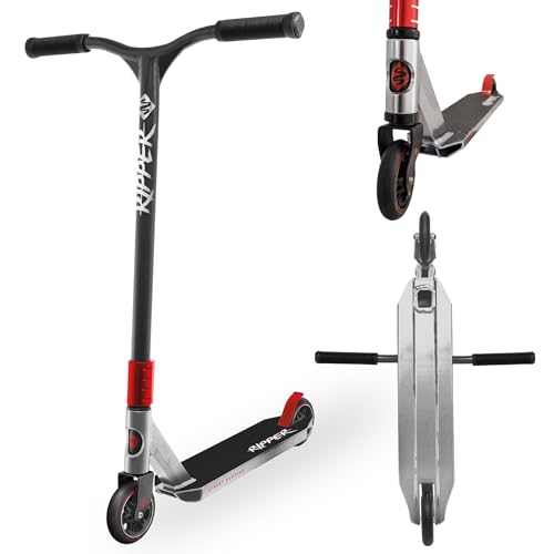 Streetsurfing Stunt Scooter Ripper, Design: Silver-Red-Black, 500319