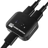 8K Bi-Directional HDMI Switch 2 in 1 Out, 8K@60Hz 4K@120Hz HDMI 2.1 Splitter 48Gbps for PS5, Xbox, HDTV
