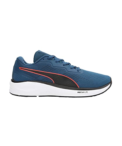 Image of Puma Unisex-Adult Aviator Profoam Sky Sailing Blue-Cherry Tomato Running Shoe - 13 UK (37661503)