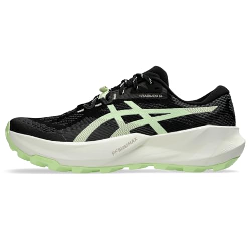 ASICS �����Y Trabuco 14 �g���C�������j���O�V���[�Y, �u���b�N/�C���~�l�[�V�����C�G���[�B, 10.5