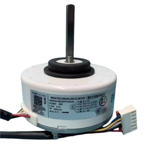 ZUADZAFC Motor De Aire Acondicionado Inversor, Compatible con Midea, 20 W, WZDK20-38G, ZKFP-20-8-6, Repuesto De Motor De Ventilador De CC Sin Escobillas For Aire Acondicionado.