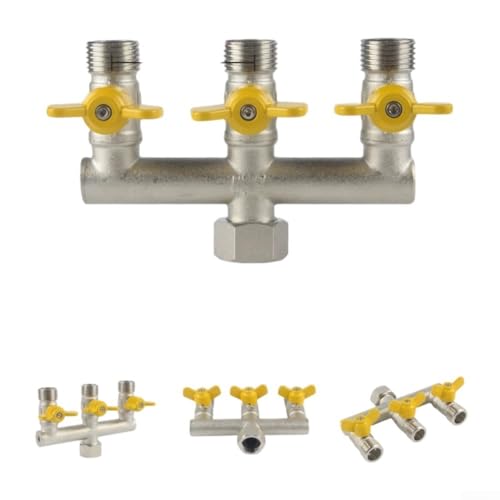 Vanne à gaz en laiton robuste interrupteur de chauffe-eau argenté durable - 7